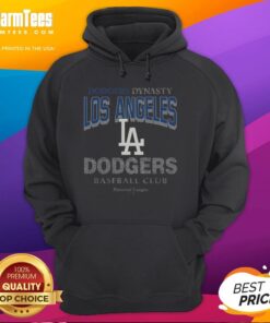 Alt Text: Stylish Los Angeles Dodgers hoodie featuring a bold logo, perfect for fans showing team pride and warmth.