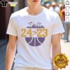 Alt Text: Top Los Angeles Lakers 24 Over 23 T-Shirt featuring bold graphics and team colors, perfect for Lakers fans.