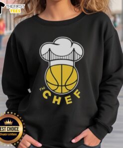 Top Los Angeles Lakers NBA sweatshirt featuring The Chef Ball logo in vibrant colors, perfect for fans and casual wear.