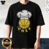 Top Los Angeles Lakers NBA The Chef Ball Logo T-Shirt featuring vibrant colors and a stylish design for fans.