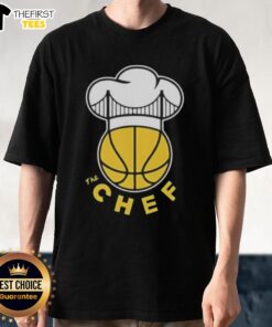 Top Los Angeles Lakers NBA The Chef Ball Logo T-Shirt featuring vibrant colors and a stylish design for fans.