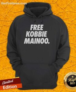 Top Man United Free Kobbie Mainoo Hoodie featuring team colors and logo, perfect for fans and supporters.