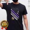 Top Minnesota Vikings Football X Teacher American Flag T-Shirt featuring vibrant design perfect for fans and educators.
