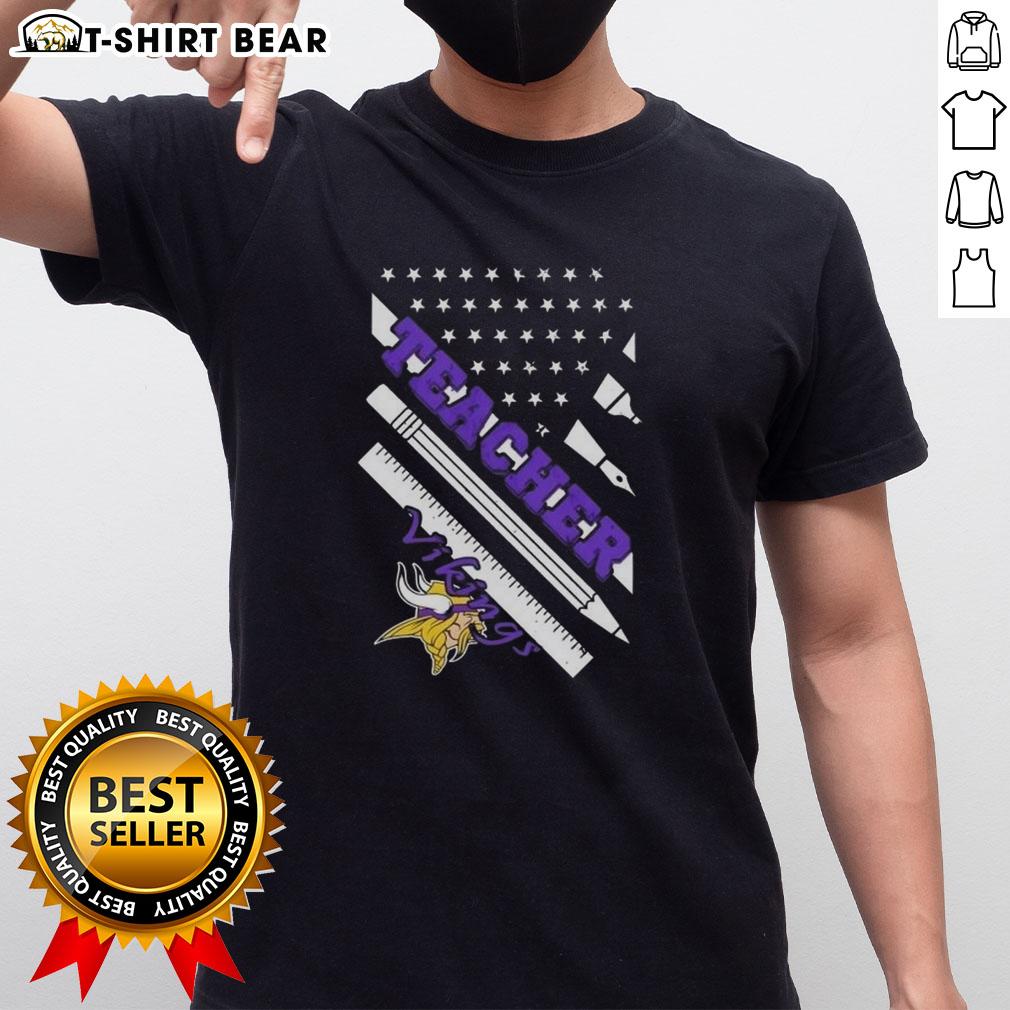 Top Minnesota Vikings Football X Teacher American Flag T Shirt Top Minnesota Vikings Football X Teacher American Flag T-Shirt featuring vibrant design perfect for fans and educators.
