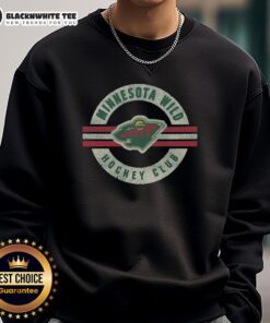Cozy Top Minnesota Wild Surround Sweatshirt featuring team colors and logo, perfect for fans and game day wear.