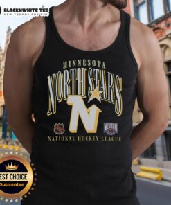 Vintage Minnesota Dallas Stars Crease Tank Top featuring bold graphics and a stylish design for hockey fans.