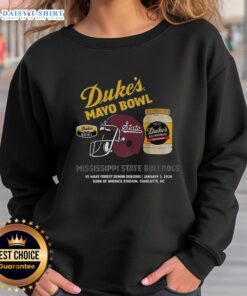 Top Mississippi State Bulldogs 2026 Dukes Mayo Bowl sweatshirt featuring team colors and logo for stylish fan apparel.
