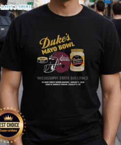 Top Mississippi State Bulldogs 2026 Duke's Mayo Bowl T-Shirt featuring team colors and logo for fans and supporters.