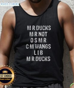 Stylish Mr. Ducks tank top featuring vibrant graphics and playful design, perfect for casual wear and summer outings.