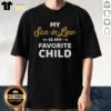 Top My Son In Law Is My Favorite Child t-shirt design featuring a lovely family graphic, perfect for family gatherings.