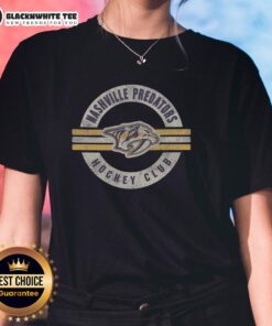 Top Nashville Predators Surround Ladies Tee in vibrant colors, perfect for fans showing team spirit at games or casual outings.
