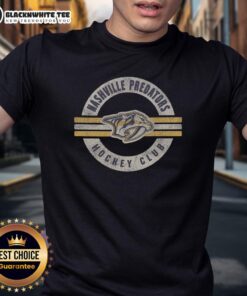 Alt Text: Top Nashville Predators Surround T-Shirt featuring vibrant team graphics and colors perfect for fans.