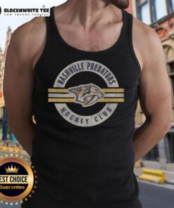 Top Nashville Predators surround tank top featuring team logo and vibrant colors, perfect for fans and summer wear.