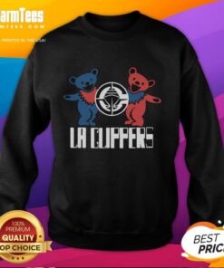 Top NBA X Grateful Dead X Clippers sweatshirt featuring vibrant graphics and a stylish design for basketball fans.