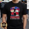 Alt Text: Top New England Patriots Charlie Brown and Snoopy Forever t-shirt celebrates fandom, perfect for game day.