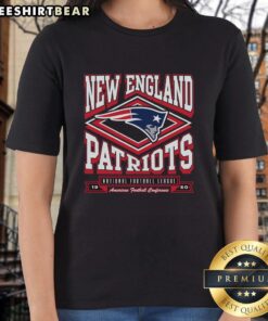 Stylish Top New England Patriots Heater Ladies Tee featuring team colors and logo, perfect for game day or casual wear.