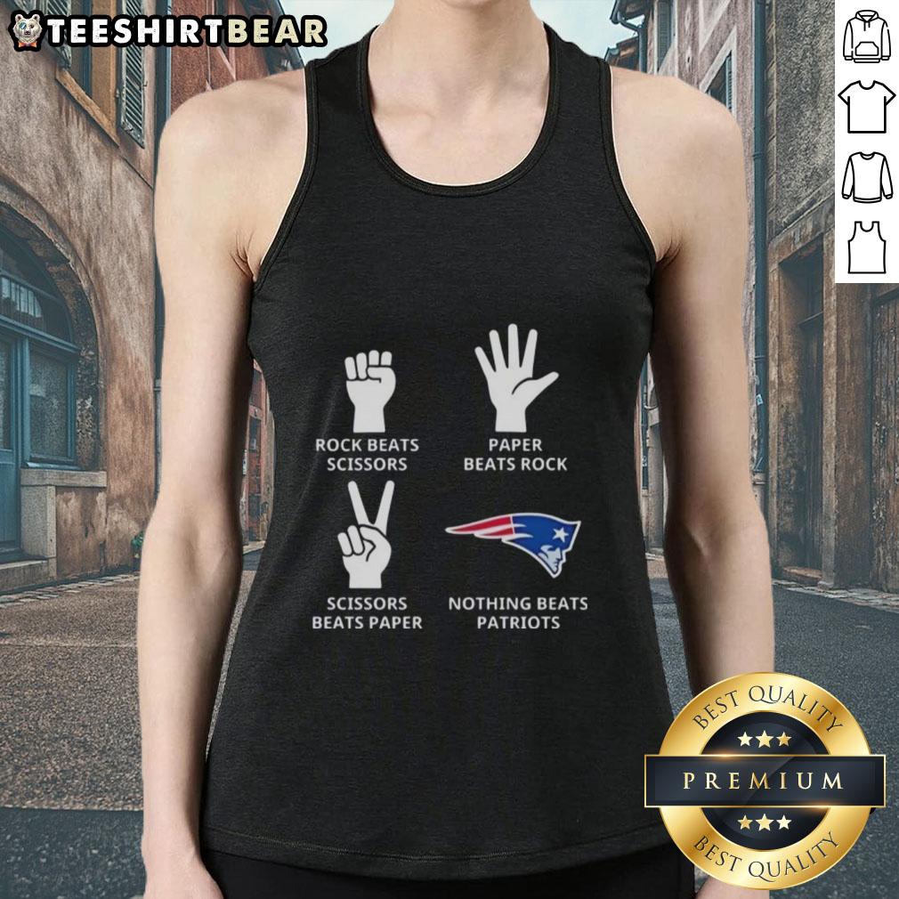 top-new-england-patriots-nothing-beats-rock-beats-scissors-paper-beats-rock-scissors-beats-paper-tank-top Top New England Patriots tank top featuring a fun 'Rock, Paper, Scissors' graphic design for fans.