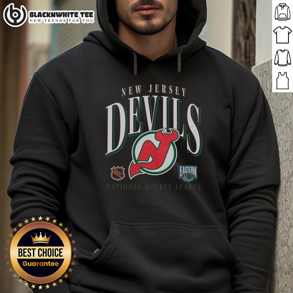 Top New Jersey Devils Vintage Crease Hoodie Vintage New Jersey Devils Crease Hoodie featuring iconic team colors and logo, perfect for hockey fans and collectors.