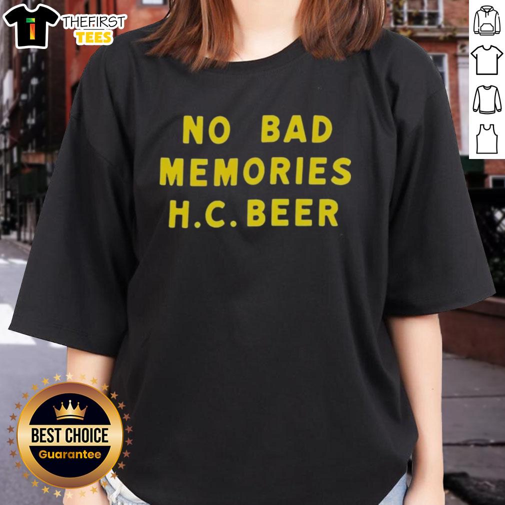 top-no-bad-memories-hc-beer-ladies-tee Top No Bad Memories HC Beer Ladies Tee featuring a stylish design perfect for casual outings and beer lovers.