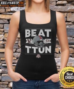 Top Ohio State Buckeyes football tank top celebrating victory over TTUN in The Game 2025, perfect for fans.