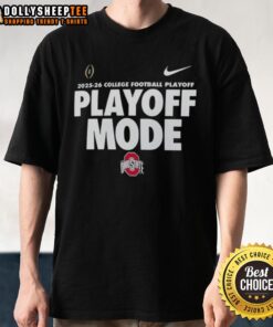 Ohio State Buckeyes Football T-Shirt for College Football Playoff 2025-2026, featuring vibrant team colors and logo.