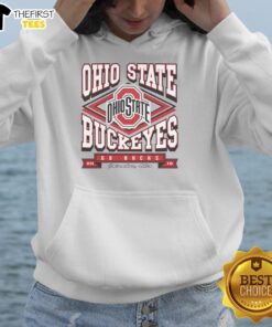 Top Ohio State Buckeyes Heater Hoodie in scarlet and gray, perfect for fans to show team pride and stay warm.
