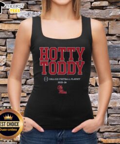Top Ole Miss Football 2025 CFP Team Slogan Tank Top showcasing team spirit and style for fans.