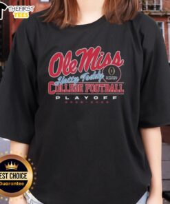 Top Ole Miss Rebels College Football Playoff 2025 Hotty Toddy ladies tee in vibrant colors, perfect for game day.