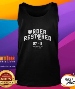 Top Order Restored 29 9 Ann Arbor Tank Top featuring a stylish design perfect for casual wear and local pride.
