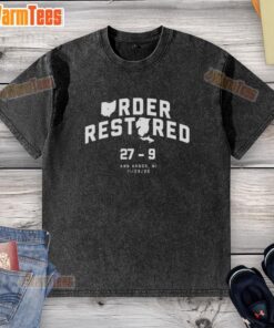 Top Order Restored 29.9 Ann Arbor washed t-shirt featuring a relaxed fit and vintage design in soft fabric.