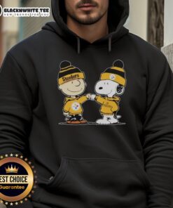 Top Pittsburgh Steelers Snoopy and Charlie Brown Best Friends Hoodie featuring vibrant graphics and cozy design.