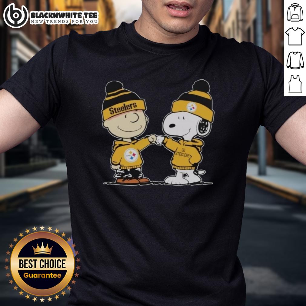 Top Pittsburgh Steelers Snoopy And Charlie Brown Best Friends T Shirt Alt Text: Pittsburgh Steelers Snoopy and Charlie Brown Best Friends T-Shirt featuring playful graphics and team colors.