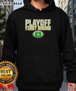 Top Playoff First Round Oregon Ducks 2025 CFP Winner Hoodie featuring team colors and logo, perfect for fans.