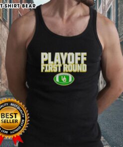 2025 CFP Winner Oregon Ducks tank top, featuring vibrant design, perfect for playoff fans and summer sportswear.