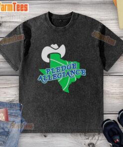 Top Pledge Allegiance Dallas Mavericks Basketball washed t-shirt featuring team logo and vibrant colors for fans.