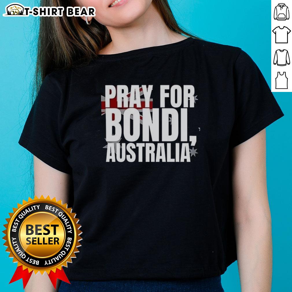 Top Pray For Bondi Australia Flag Ladies Tee Top Pray For Bondi Australia Flag Ladies Tee featuring vibrant design and comfortable fit, perfect for beach lovers.