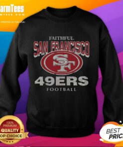 Alt Text: Top San Francisco 49ers head-on sweatshirt featuring bold team logo and comfortable design for fans.