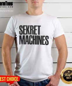 Top Sekret Machines T-Shirt featuring a unique design, perfect for fans of the Top Sekret Machines series.