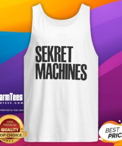 Top-Sekret-Machines Tank Top featuring a stylish design and comfortable fit for casual wear, perfect for machine enthusiasts.