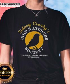 Cozy throw blanket and ladies tee featuring Sidney Crosby for bird watchers and hockey fans alike.