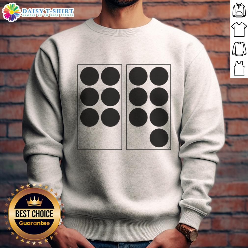Top Six Seven Dots Sweatshirt Top Six Seven Dots Sweatshirt featuring a stylish dotted design, perfect for casual outfits and comfortable wear.