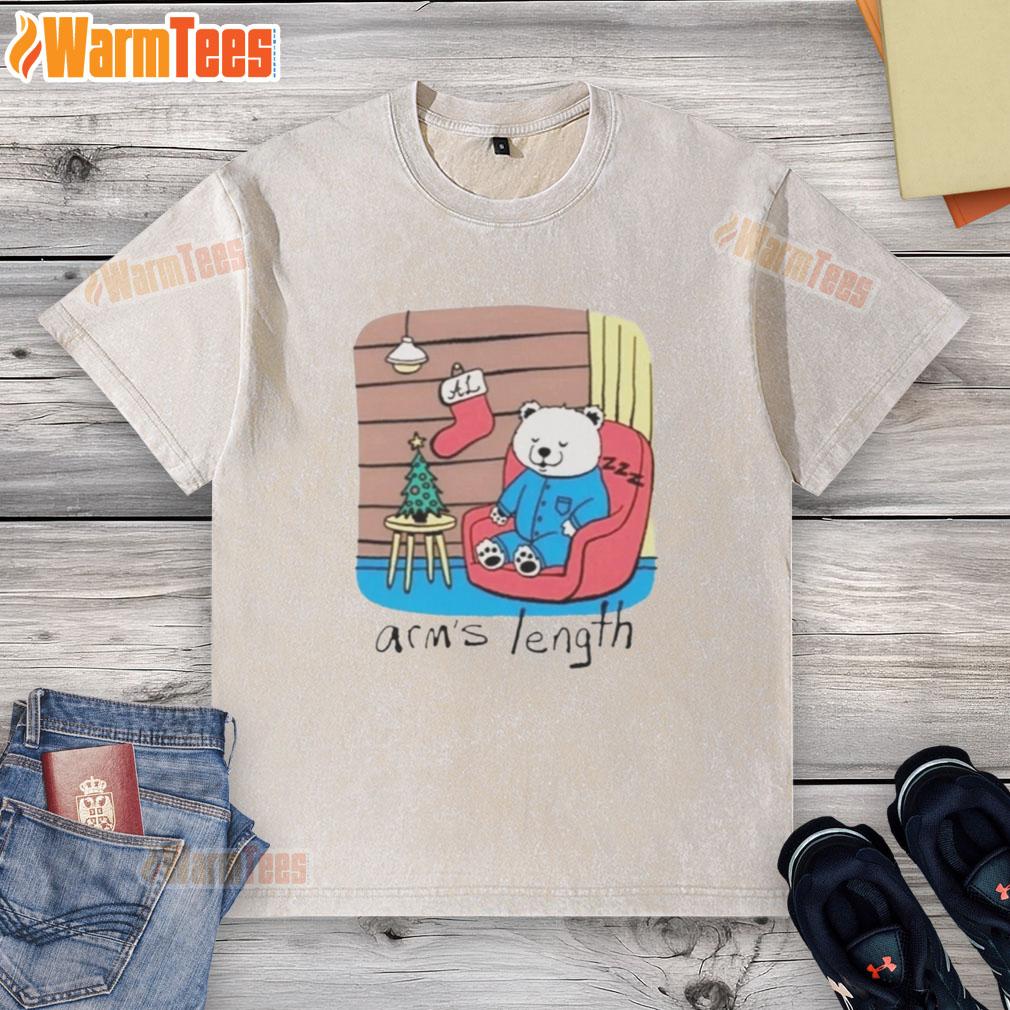 top-sleepy-polar-bear-washed-t-shirt Top Sleepy Polar Bear washed t-shirt featuring a cute polar bear design, perfect for casual wear and animal lovers.