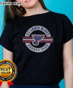 Top St. Louis Blues vintage surround ladies tee featuring a stylish design perfect for hockey fans and casual wear.