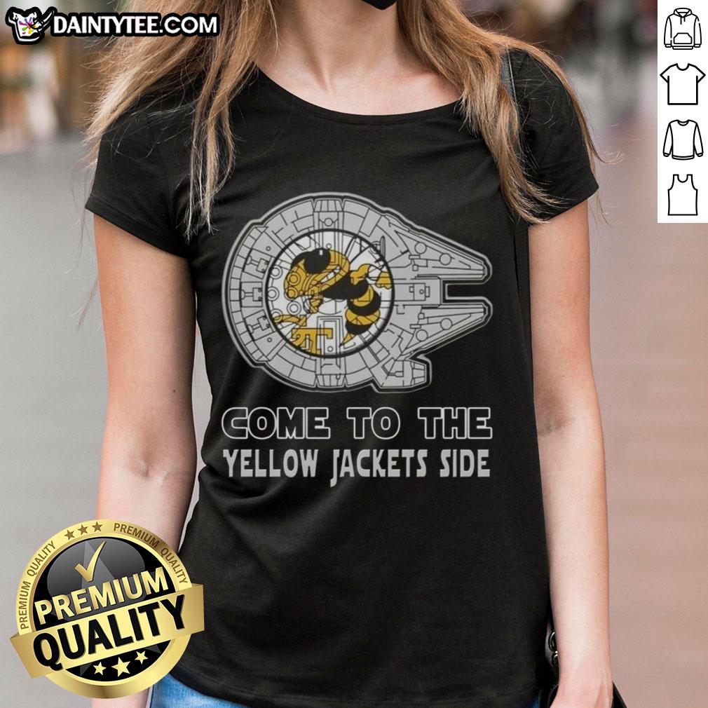 top-star-wars-come-to-the-georgia-tech-yellow-jackets-side-ladies-tee Top Star Wars Come to the Georgia Tech Yellow Jackets Side Ladies Tee featuring vibrant graphics and comfortable fit.