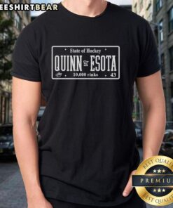 Alt Text: Top State Of Hockey Quinn Esota T-Shirt featuring bold graphics and vibrant colors, perfect for hockey fans.