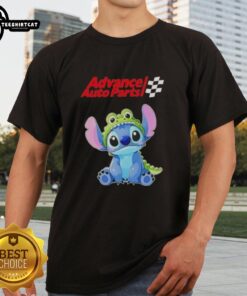 Top Stitch Cosplay Crocodile X Advance Auto Parts T-Shirt featuring vibrant graphics and a stylish design for cosplay enthusiasts.