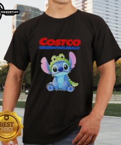 Alt Text: Top Stitch Cosplay Crocodile X Costco Wholesale T-Shirt featuring vibrant graphics and a comfortable fit for fans.