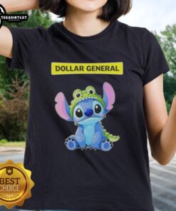 Top Stitch cosplay featuring a crocodile design on a Dollar General ladies tee, perfect for fans and casual wear.