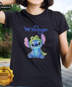 Top Stitch Cosplay Crocodile X Kroger Ladies Tee featuring vibrant design and comfortable fit for cosplay enthusiasts.