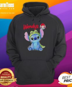 Top Stitch Cosplay in a Crocodile X Wendy's hoodie featuring vibrant colors and detailed design for fans.